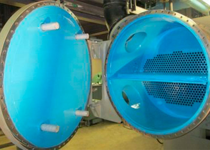 Chiller Tube Sheet And Waterbox Coated With Resimac 203 Blue E1515623752165 by OptiCorr